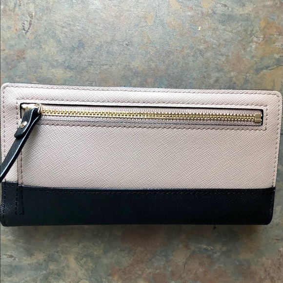 Kate Spade Spencer Slim Bifold wallet - pink/black - Picture 3 of 3